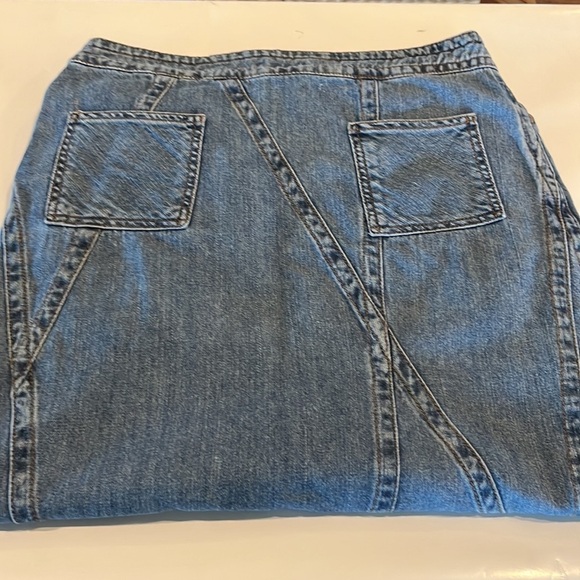 Putumayo Denim Maxi Asymmetrical Skirt Size 8 - Picture 16 of 16